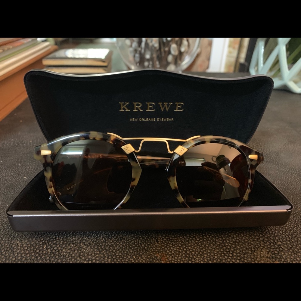 KREWE STL II Blonde Tortoise Polarized 24K
